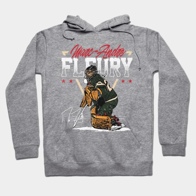 Marc-Andre Fleury Minnesota Triangle Name Hoodie by lavonneroberson